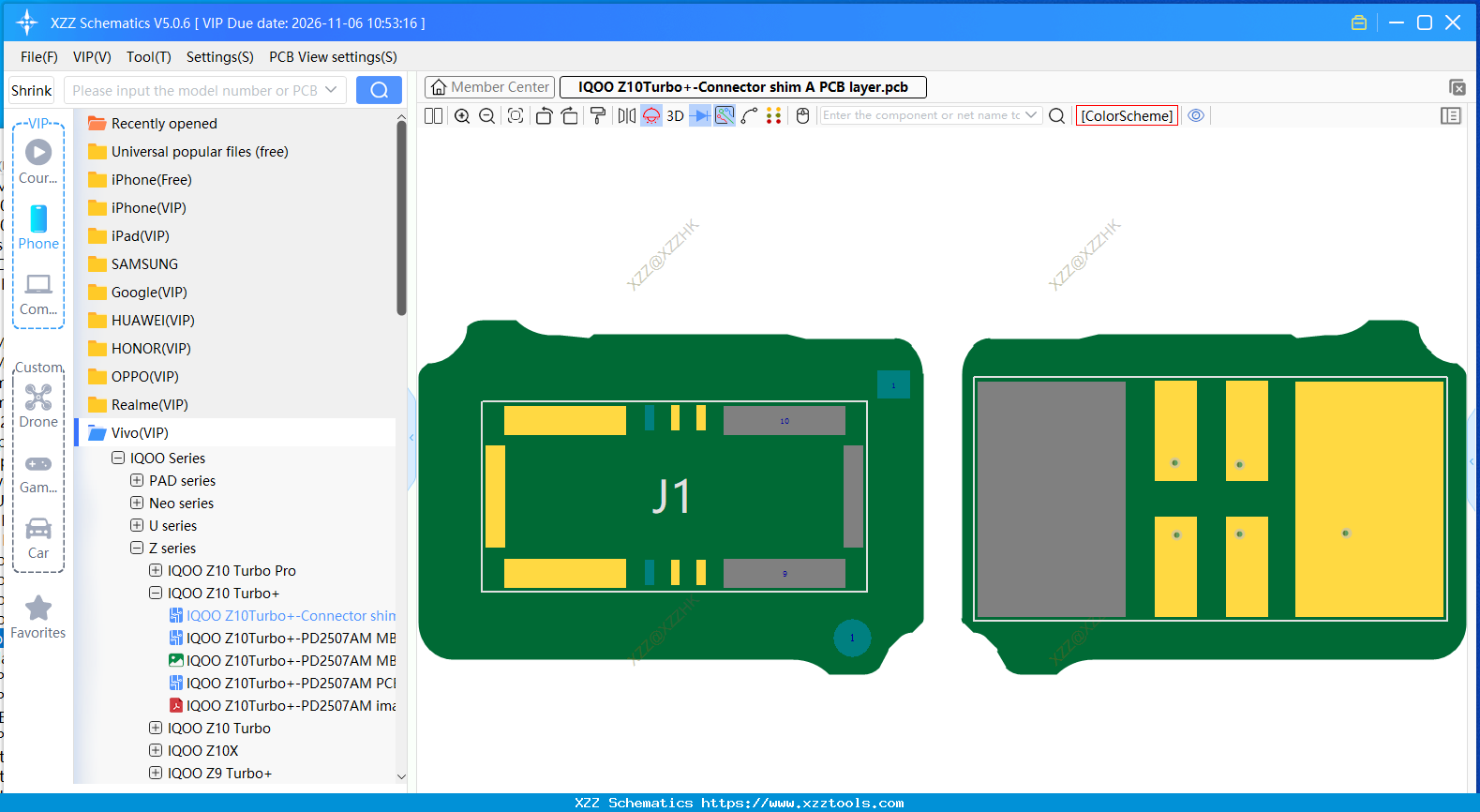 VIVO IQOO Z10Turbo+-Connector Shim A PCB Layer